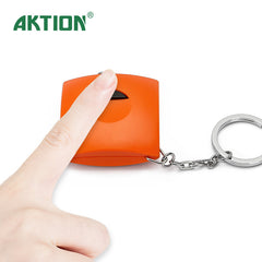 AKTION SQUARE MEASURING TAPE WITH KEYCHAIN